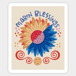 Mabon Blessings Sticker